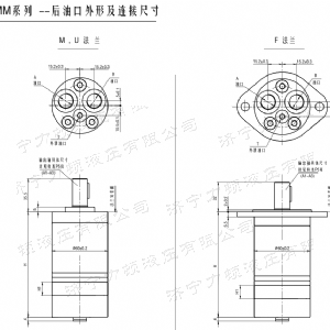 米兰（中国）后油口系列马达